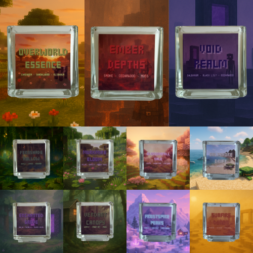 Immersive Minecraft Candles Full Set