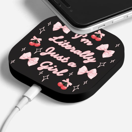 Just A Girl Wireless Charging Pad